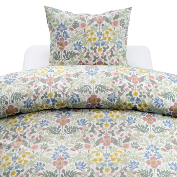 2-Dels Bäddset "Sommarblommor"